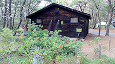 photo of one of the clean bathroom facilities of the Cape Cod campgrounds at North of Highland