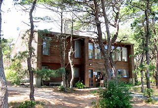 Photo of the Cape Cod camping office for North of Highland Camping Area's where campers check-in for their campsites